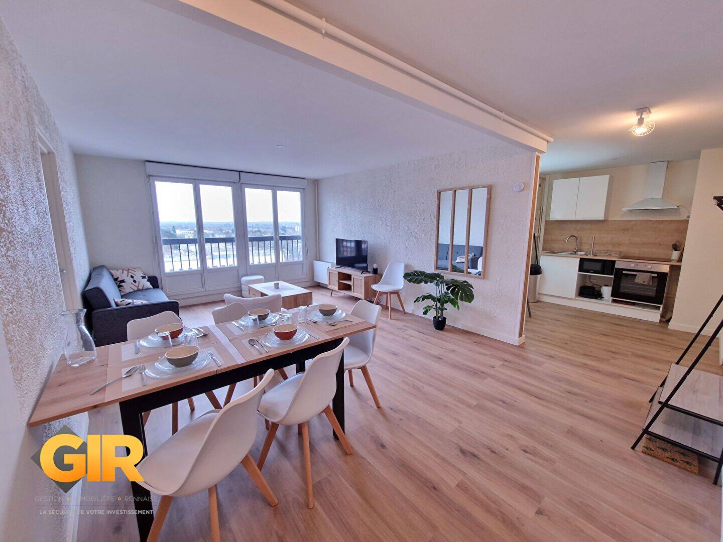 5 pièces 75 m² · à Rennes · 74,8 m² · 385 €/mois