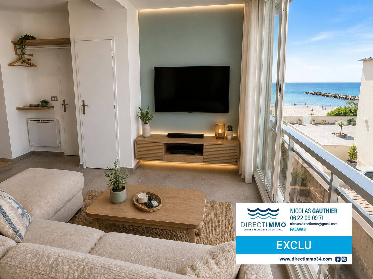 Appartement 2 pièces 36 m² · à Palavas-les-Flots · 36 m² · 188 000 €