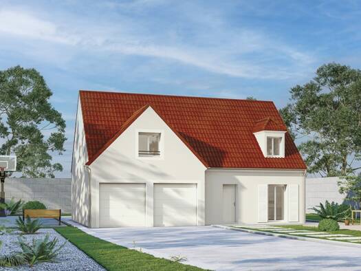 Terrain avec maison neuve à vendre 469 600 € 4 pièces 3 chambres 128 m² 765 m² de terrain Sud Mennecy 91540
