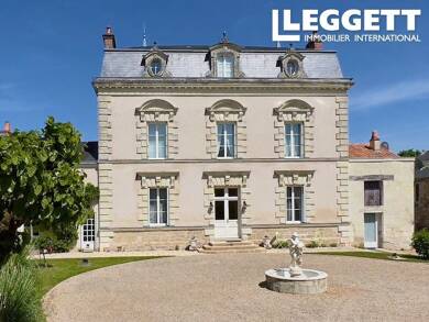 Château à vendre 990 000 € 13 pièces 9 chambres 595 m² 3 747 m² de terrain Saint-Macaire-du-Bois 49260