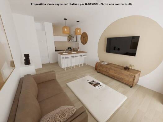 Appartement à vendre 160 000 € 3 pièces 2 chambres 58,7 m² RDC/1 Campagne-Coustaou Plaisance-du-Touch 31830