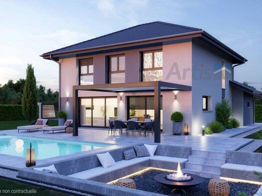 Terrain avec maison neuve à vendre 725 000 € 5 pièces 4 chambres 138 m² 700 m² de terrain Sergy 01630