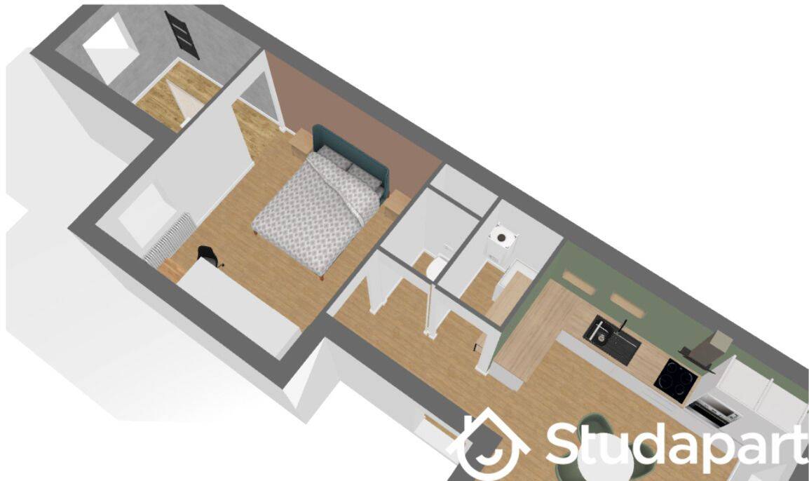 Appartement 2 pièces 40 m² · à Nancy · 40 m² · 1 350 €