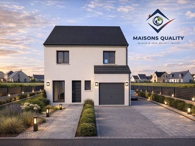 Terrain avec maison neuve à vendre 330 000 € 4 pièces 3 chambres 80 m² 330 m² de terrain Bois Saint Martin-Yvris-Richardets-Monfort Noisy-le-Grand 93160