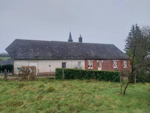 Maison à vendre 99 000 € 4 pièces 2 chambres 90 m² 3 041 m² de terrain Sud Gournay-en-Bray 76220