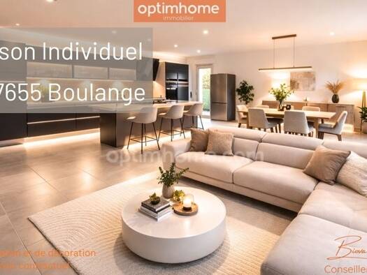 Maison de plain-pied à vendre 499 000 € 6 pièces 3 chambres 144 m² 709 m² de terrain Boulange 57655