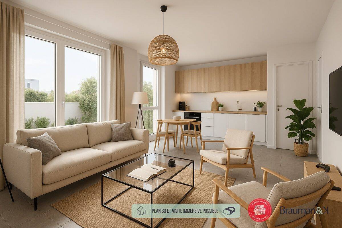 Appartement 3 pièces 63 m² · à Déville-lès-Rouen · 63 m² · 239 000 €