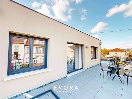 Appartement à louer 1 200 € 3 pièces 2 chambres 65 m² 1er étage Centre Ville-Mairie-Ville Basse Rombas 57120