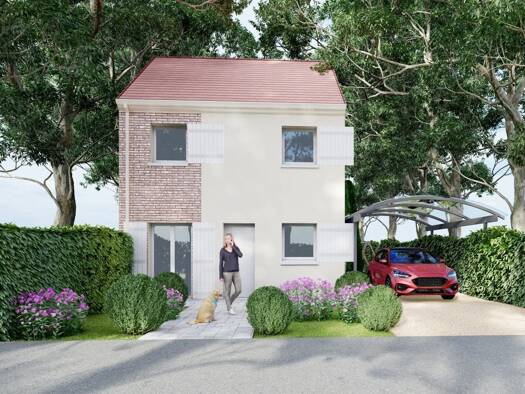 Terrain avec maison neuve à vendre 305 180 € 5 pièces 4 chambres 102 m² 327 m² de terrain Quincy-sous-Sénart 91480