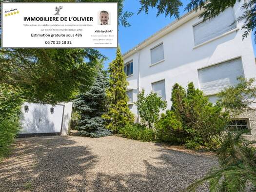Maison à vendre 410 800 € 8 pièces 4 chambres 168 m² 422 m² de terrain Centre Illkirch-Graffenstaden 67400