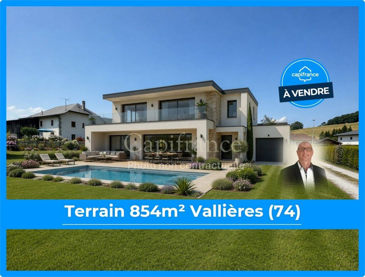Terrain de 854 m² à Vallières-sur-Fier - photo 2
