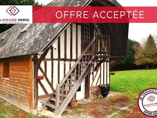 Maison à vendre 132 000 € 3 pièces 1 chambre 67 m² 1 500 m² de terrain Grand-Camp 27270