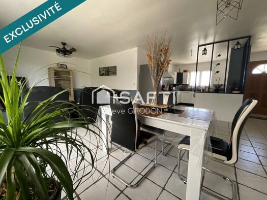 Maison de plain-pied à vendre 168 000 € 4 pièces 3 chambres 89 m² 683 m² de terrain L'Île-d'Elle 85770