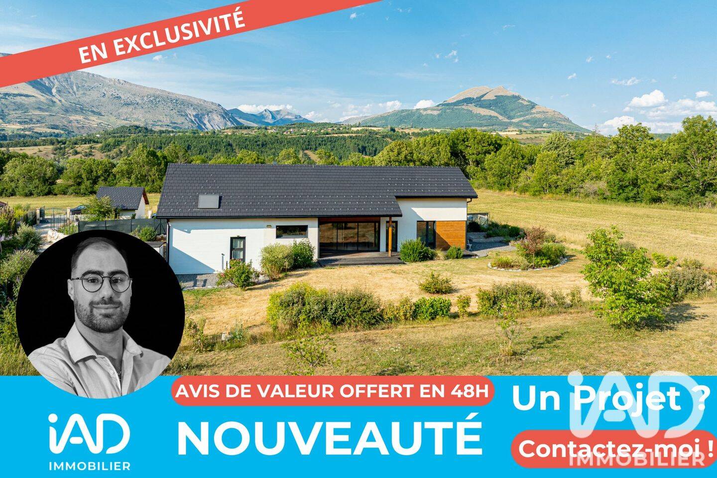 Maison 5 pièces 124 m² · à Manteyer · 124,4 m² · 474 000 €