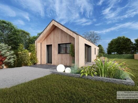 Terrain avec maison neuve à vendre 161 900 € 2 pièces 1 chambre 48 m² 506 m² de terrain Garlan 29610