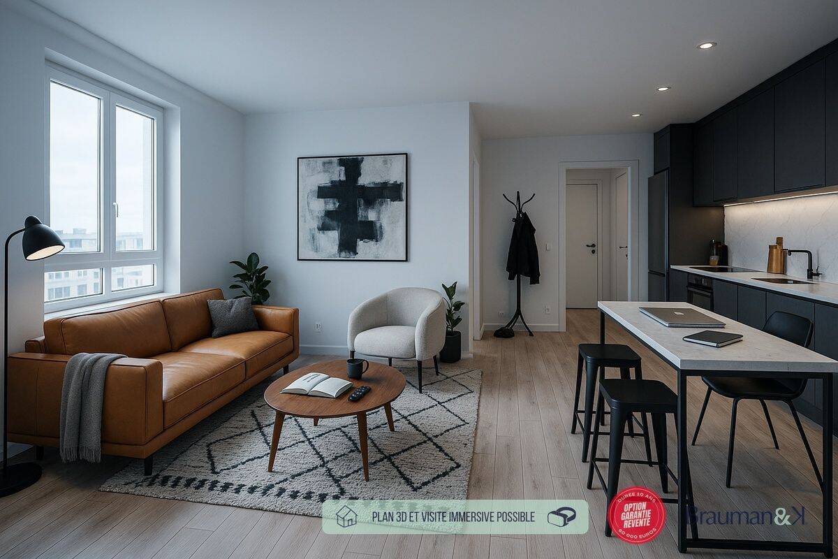 Appartement 3 pièces 52 m² · à Lorient · 52 m² · 210 400 €