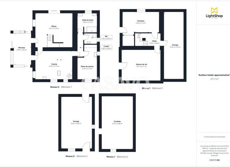 Maison à vendre 440 000 € 5 pièces 3 chambres 160 m² 8 800 m² de terrain Saint-Just-Chaleyssin 38540