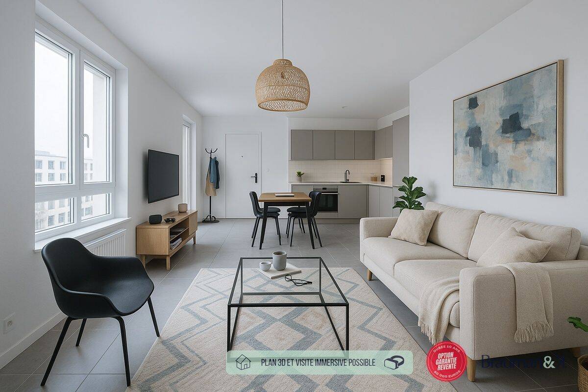 Appartement 3 pièces 61 m² · à Nantes · 61 m² · 233 858 €