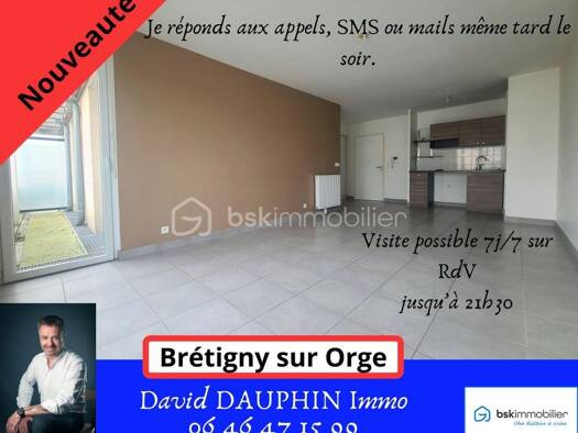 Appartement à vendre 195 000 € 3 pièces 2 chambres 59 m² Étage 4/5 Centre Ville Brétigny-sur-Orge 91220