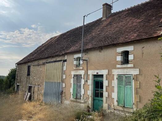 Maison à vendre 56 500 € 2 pièces 1 chambre 63 m² 6 620 m² de terrain Prissac 36370