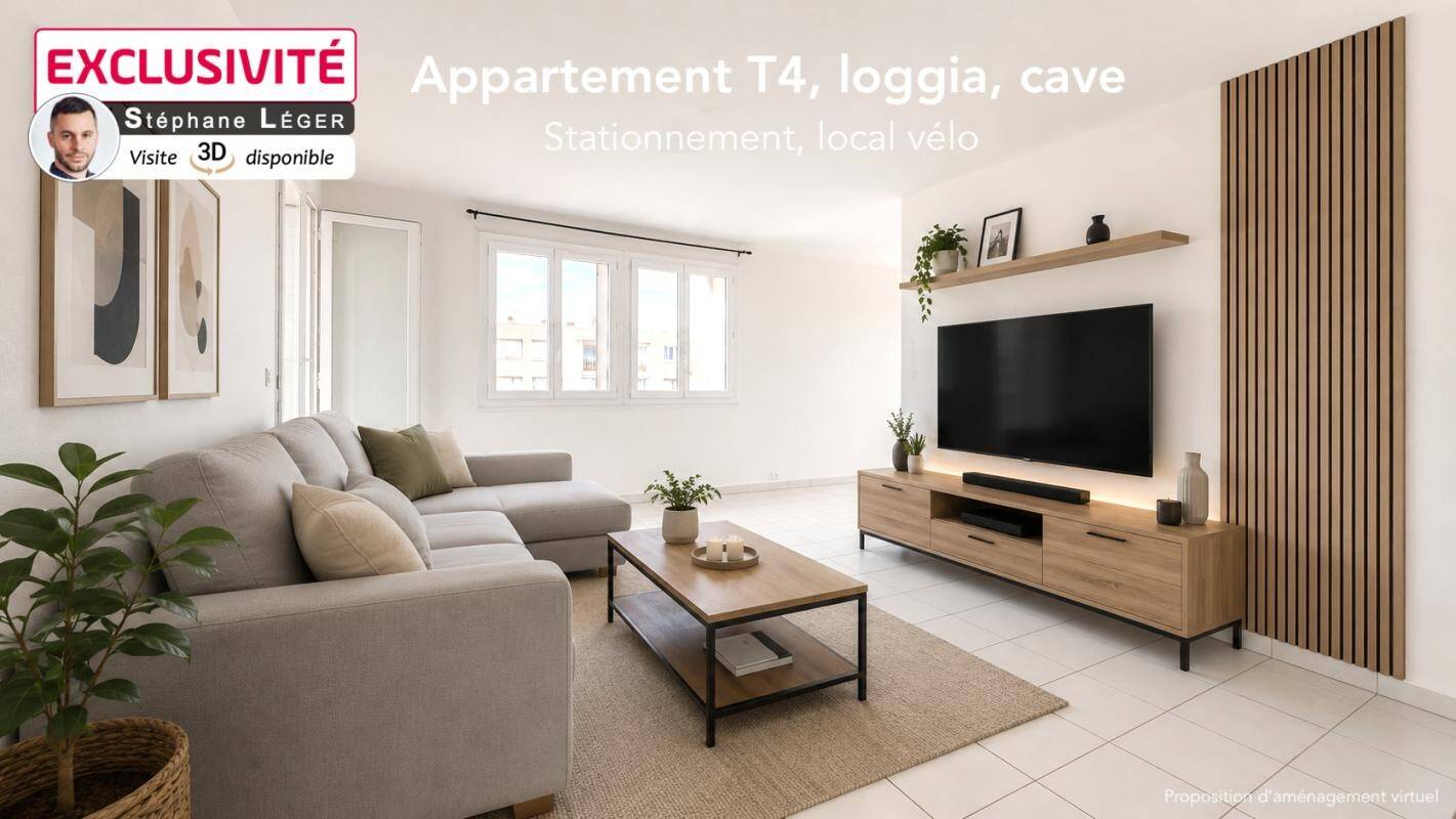 Appartement 4 pièces 82 m² · à Montélimar · 82 m² · 109 000 €