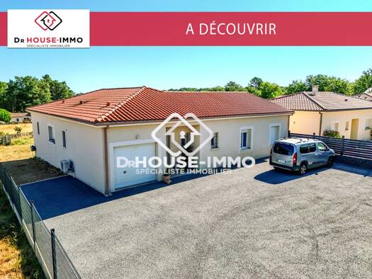 Maison de plain-pied à vendre 318 000 € 6 pièces 4 chambres 143 m² 981 m² de terrain Marsac-sur-l'Isle 24430