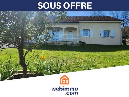 Maison de plain-pied à vendre 249 000 € 6 pièces 4 chambres 110 m² 1 500 m² de terrain Thèze 64450