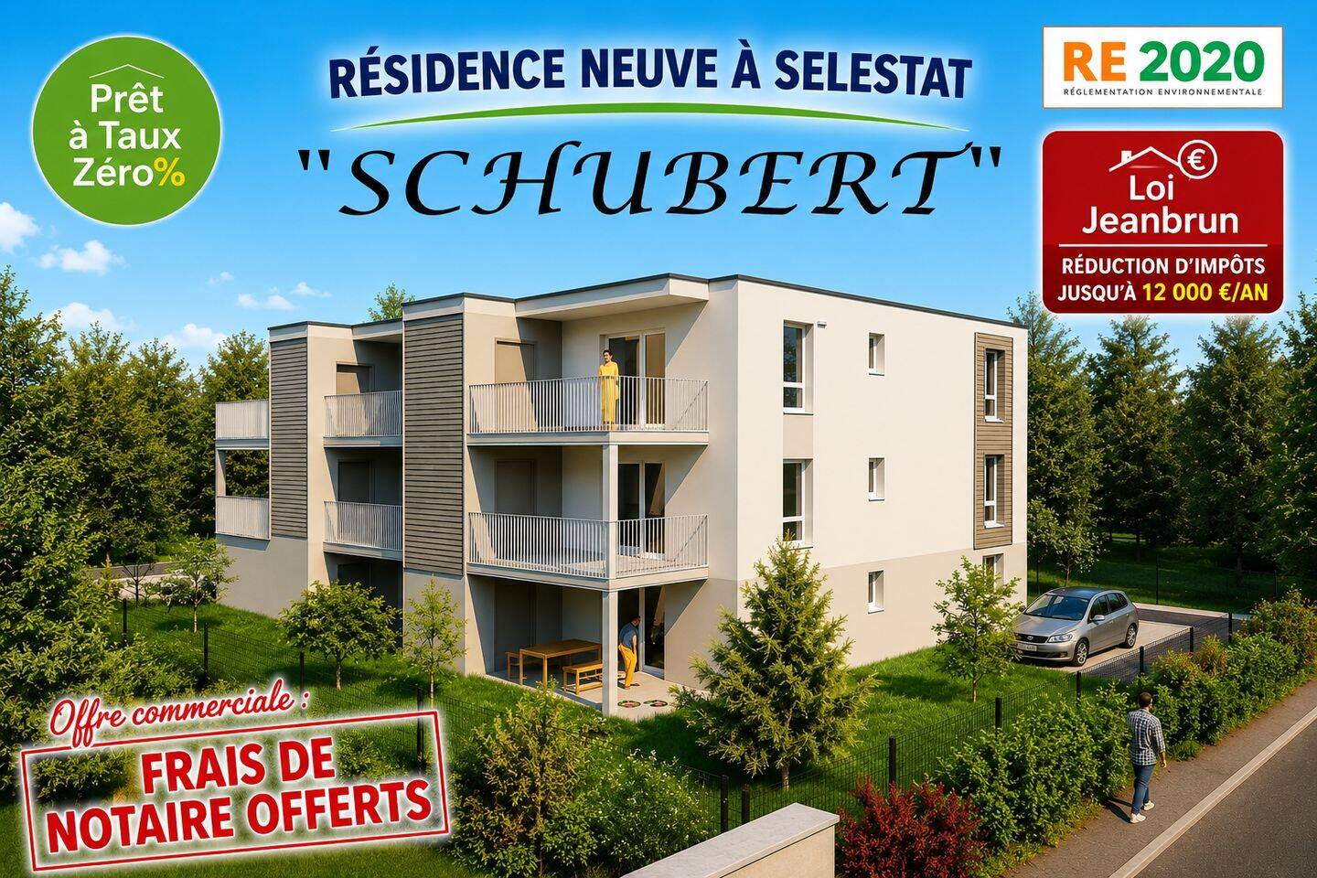 Appartement 3 pièces 68 m² · à Sélestat · 68,3 m² · 268 000 €
