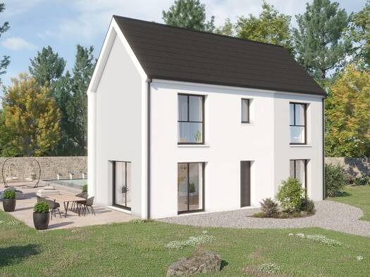 Terrain avec maison neuve à vendre 336 900 € 3 pièces 2 chambres 90 m² 610 m² de terrain Champagne-sur-Oise 95660