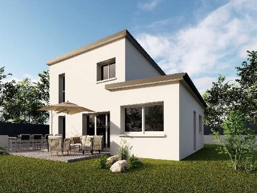 Terrain avec maison neuve à vendre 248 200 € 2 pièces 3 chambres 114 m² 559 m² de terrain Plourin-lès-Morlaix 29600