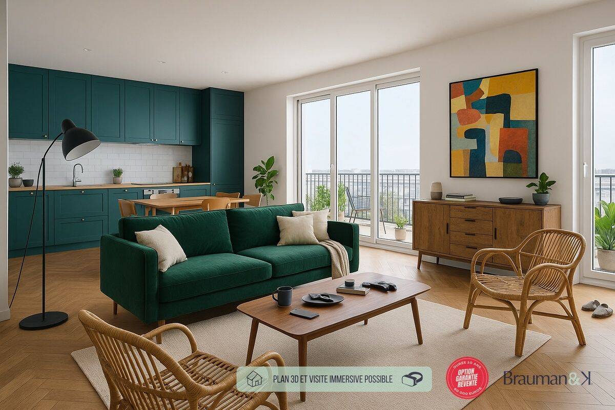 Appartement 4 pièces 69 m² · à Asnières-sur-Seine · 69 m² · 729 000 €