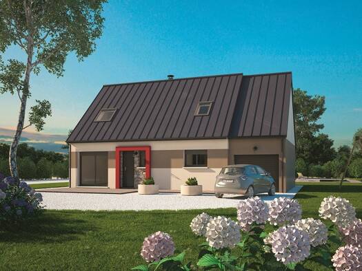 Terrain avec maison neuve à vendre 351 550 € 6 pièces 4 chambres 100 m² 730 m² de terrain Gambais 78950