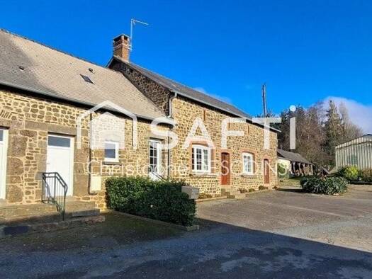 Maison à vendre 136 000 € 5 pièces 3 chambres 100 m² 1 855 m² de terrain Châtillon-sur-Colmont 53100