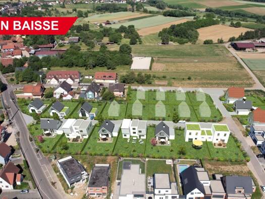 Terrain constructible viabilisé à vendre 78 000 € 451 m² de terrain Surbourg 67250