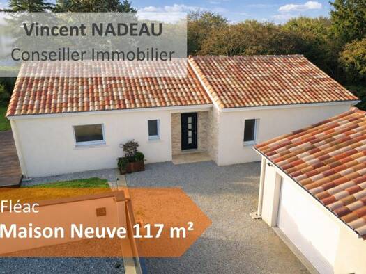 Maison à vendre 371 134 € 6 pièces 4 chambres 117 m² 532 m² de terrain Fléac 16730