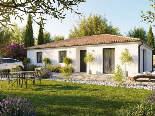 Terrain avec maison neuve à vendre 195 412 € 4 pièces 3 chambres 89 m² 2 212 m² de terrain Jarnac-Champagne 17520