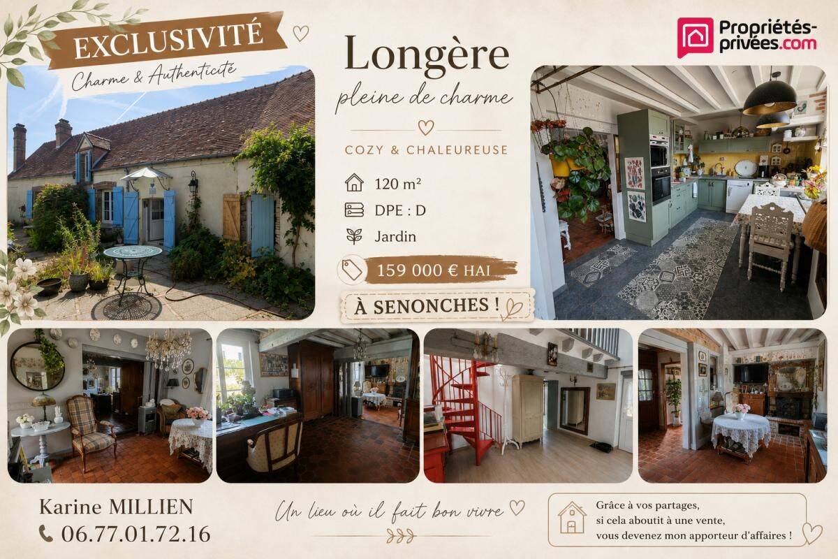 Maison 5 pièces 120 m² · à Senonches · 120 m² · 159 000 €