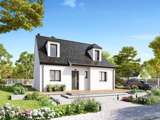 Terrain avec maison neuve à vendre 299 585 € 4 pièces 3 chambres 84,8 m² 370 m² de terrain Quincy-sous-Sénart 91480