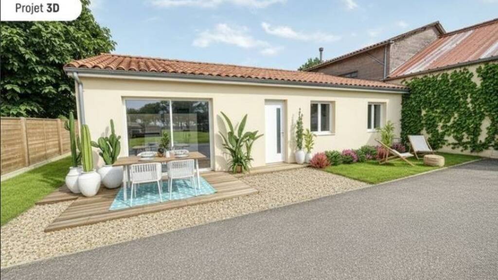 Maison à vendre - neuf 239 600 € 4 pièces 3 chambres 115 m² 540 m² de terrain Saint-Seurin-sur-l'Isle 33660