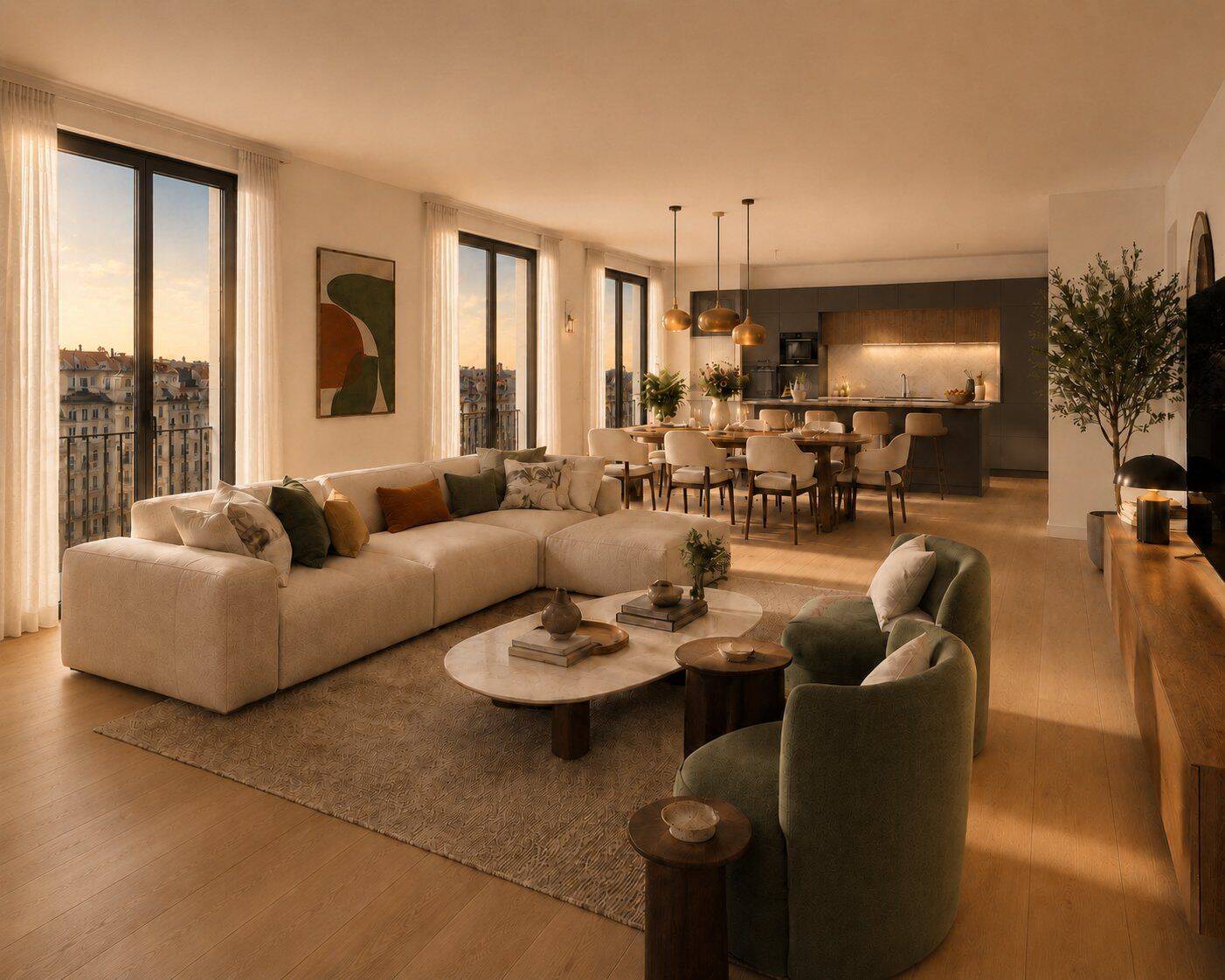 Appartement 4 pièces 85 m² · à Courbevoie · 85 m² · 955 000 €