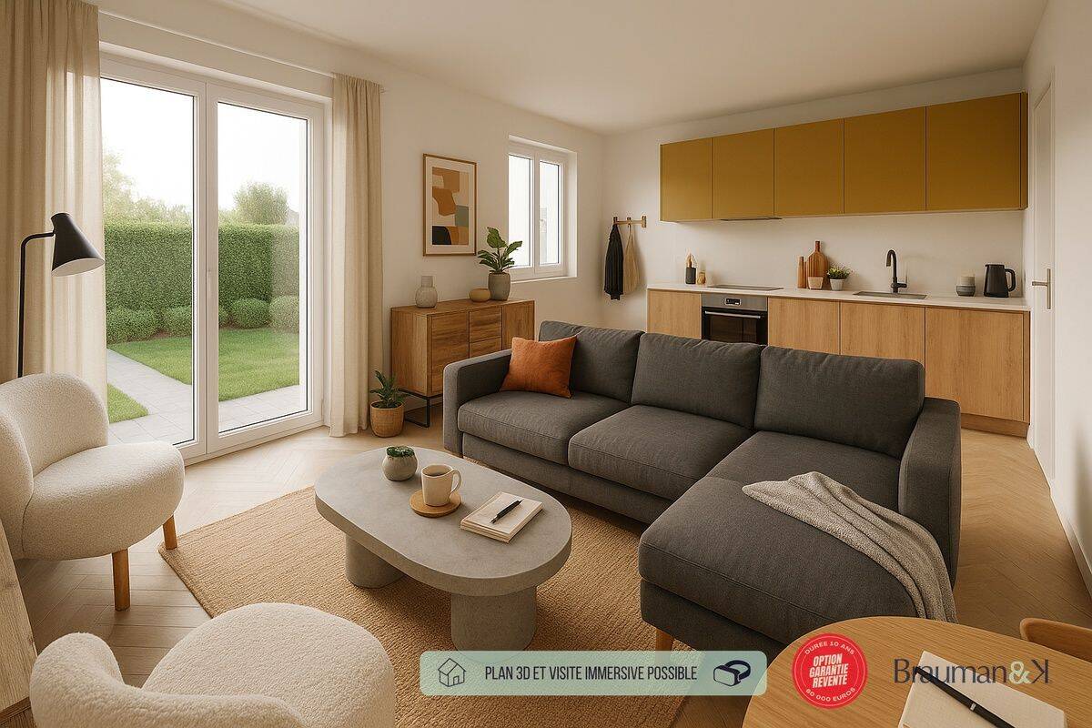 Appartement 3 pièces 57 m² · à La Chapelle-sur-Erdre · 57 m² · 303 000 €