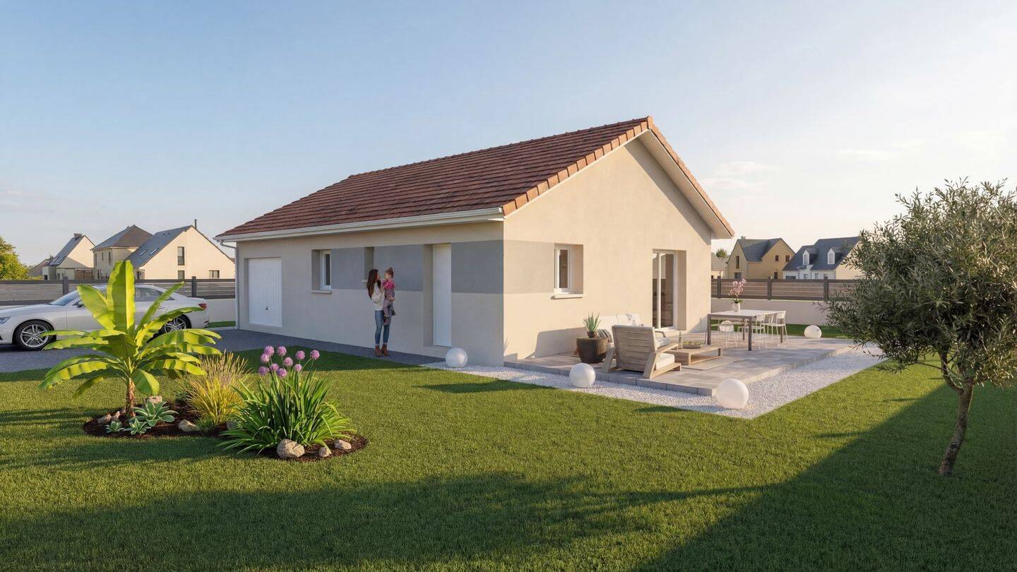 Maison 3 pièces 65 m² · à Crémieu · 65,4 m² · 240 567 €