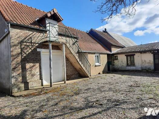 Maison de plain-pied à vendre 178 500 € 3 pièces 2 chambres 78 m² 640 m² de terrain Boismont 80230