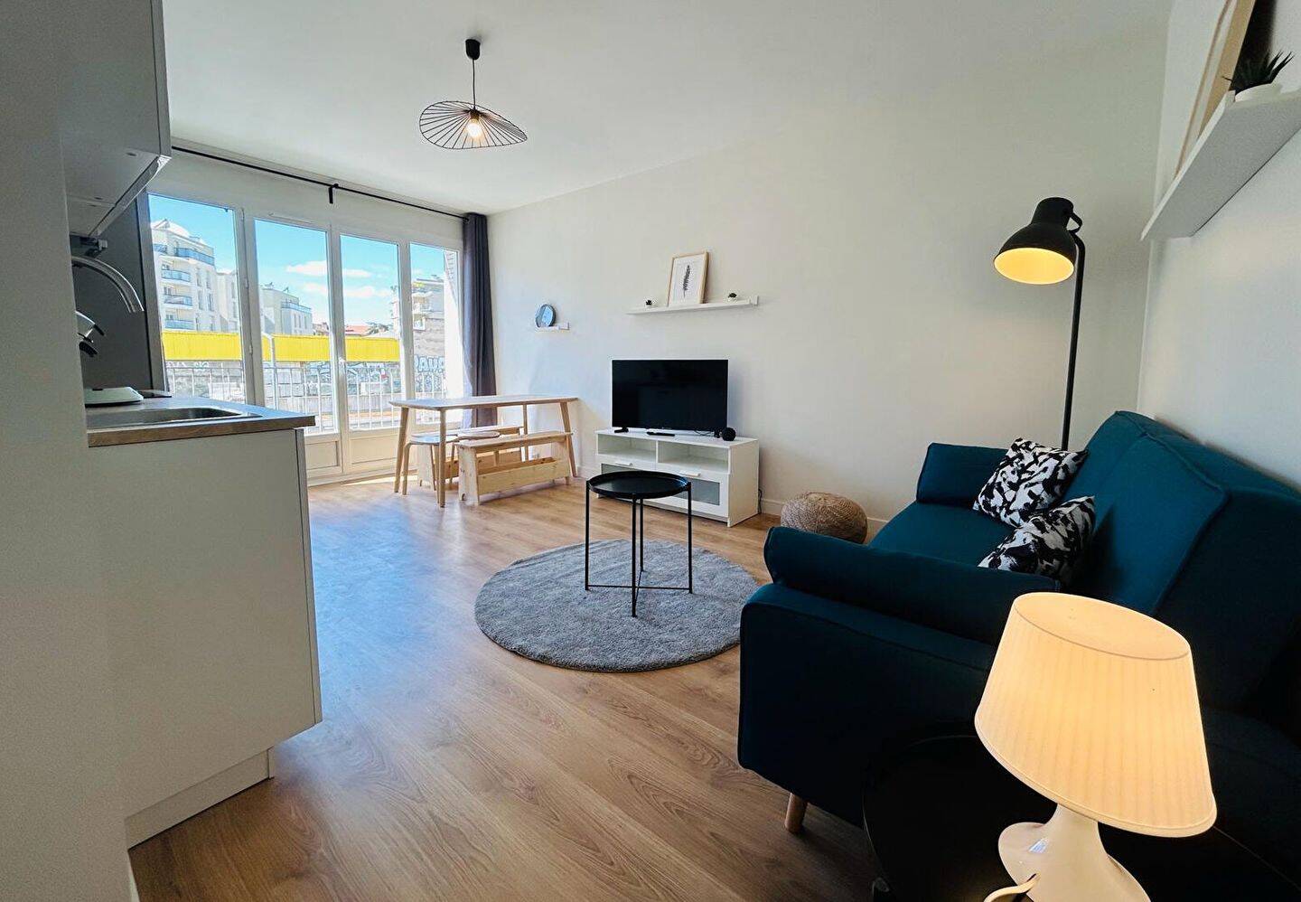 4 pièces 66 m² · à Villeurbanne · 65,5 m² · 555 €/mois