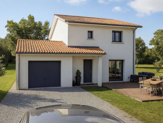 Terrain avec maison neuve à vendre 248 700 € 4 pièces 3 chambres 85 m² 500 m² de terrain Les Avenières Veyrins-Thuellin 38630