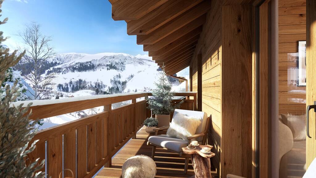 Appartement à vendre - neuf 341 000 € 3 pièces 2 chambres 56,5 m² Étage 1/2 Les Avanchers-Valmorel 73260