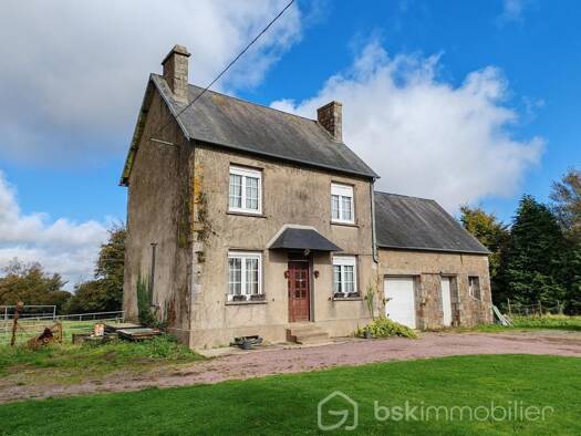 Maison à vendre 104 500 € 4 pièces 2 chambres 74 m² 1 505 m² de terrain Sourdeval 50150