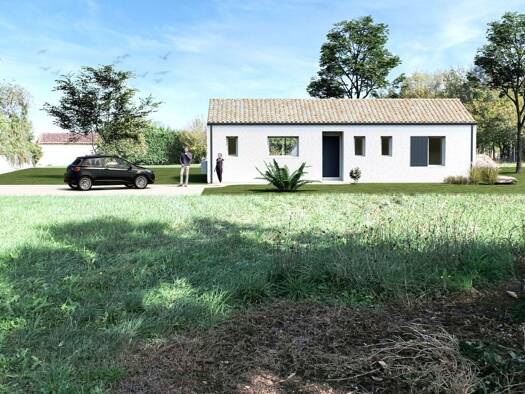 Terrain avec maison neuve à vendre 232 000 € 3 pièces 2 chambres 95 m² 630 m² de terrain Saint-Georges-des-Coteaux 17810