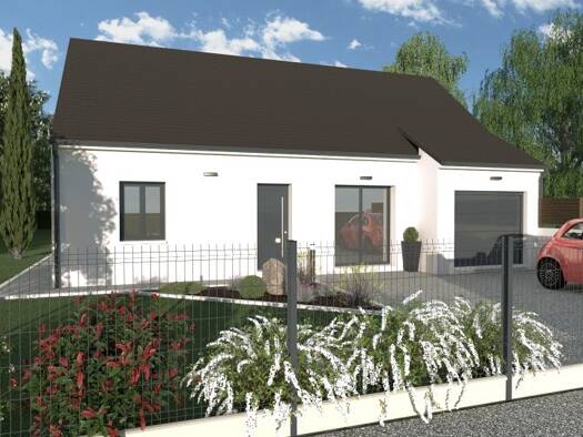 Terrain avec maison neuve à vendre 219 900 € 3 pièces 2 chambres 71 m² 550 m² de terrain Sorigny 37250