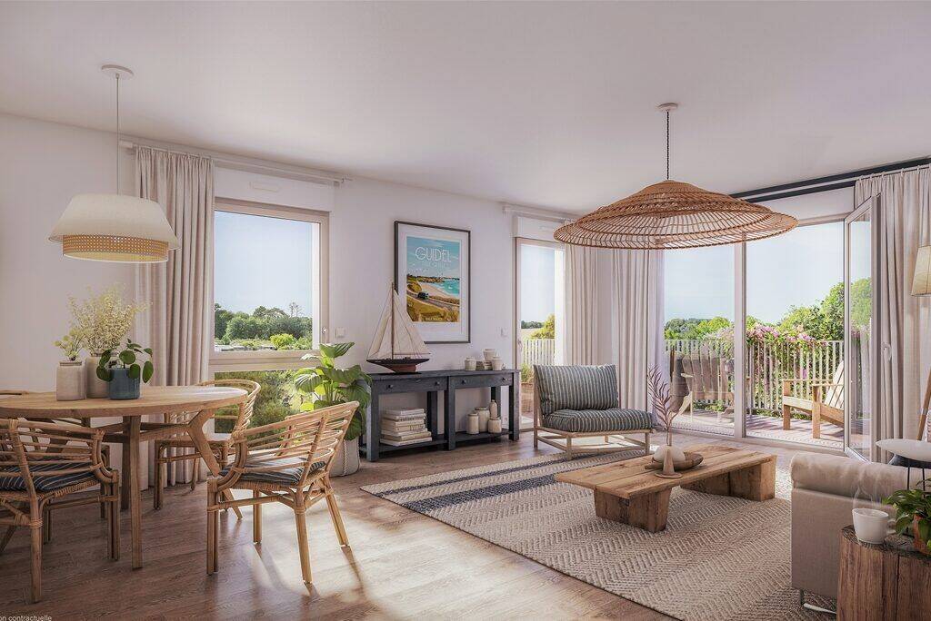 Appartement 4 pièces 95 m² · à Guidel · 95,3 m² · 418 000 €